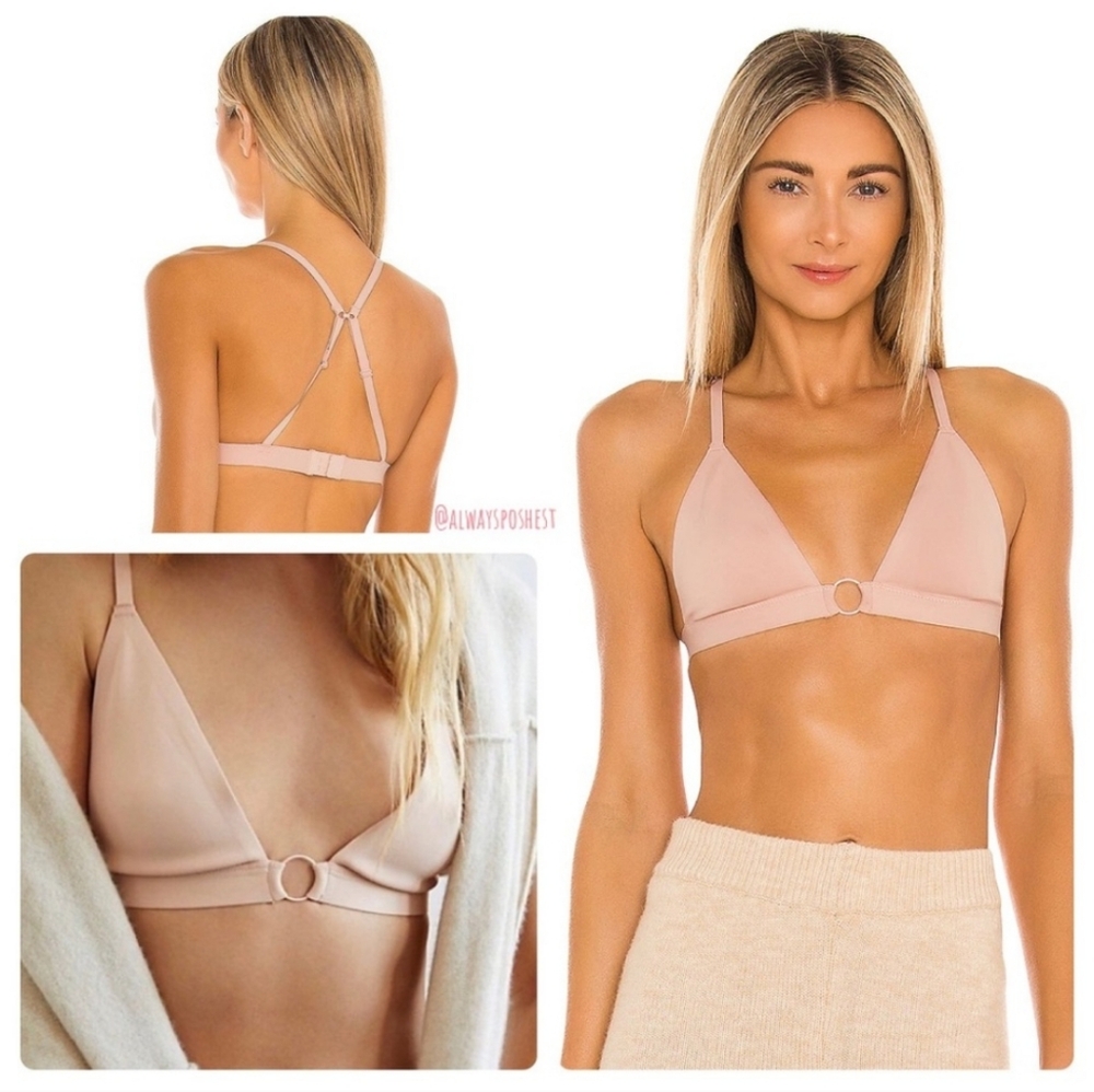 Free People Oh Scuba Bralette Antique Shell size Large